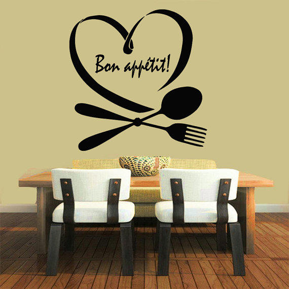 Decal dán tường BON APPETIT